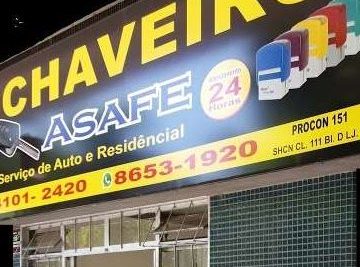 chaveiro asafe 24 horas