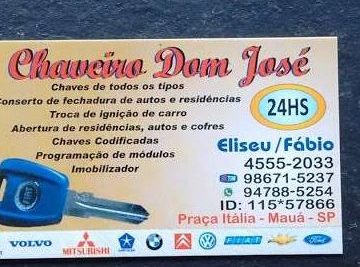 chaveiro dom jose servicos 24 horas em maua e regiao