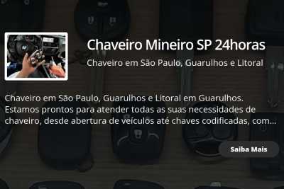 chaveiro mineiro 24 horas
