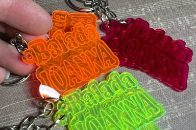 chaveiro neon chave