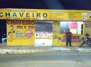 chaveiro pedra de skina matriz