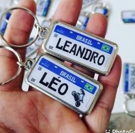 chaveiro placao