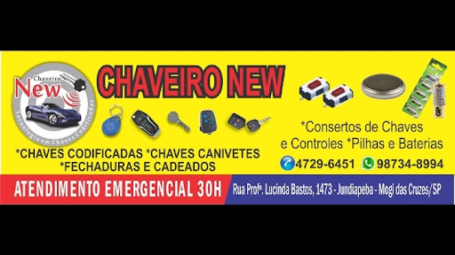 Chaveiro New 30 horas