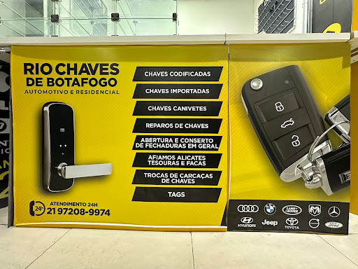 Rio Chaves 24h Botafogo - Chaveiro Zona Sul, Especialista em Chaves Automotivas e Cópia de Carros