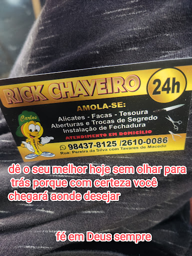 Rick chaveiro 24 horas