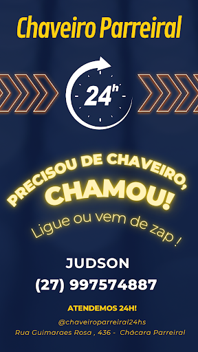 Chaveiro Parreiral 24 horas