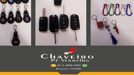 Chaveiro Londrina zona sul_chaves codificadas-----pė vermelho
