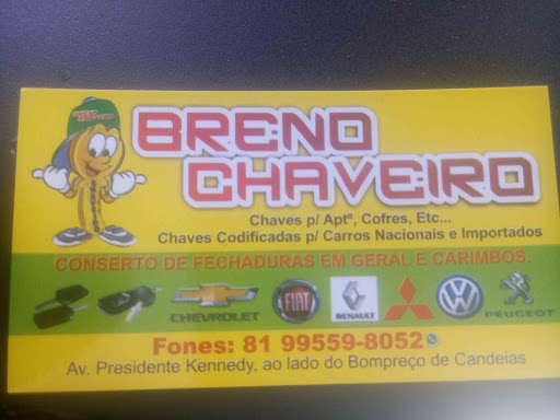 Chaveiro 24hrs Chaves codificadas, abertura de portas em Candeias