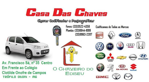 Chaveiro Casa das Chaves Teófilo Otoni