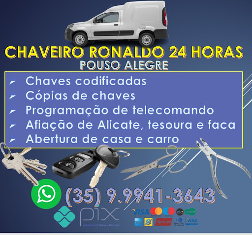 Chaveiro Ronaldo 24h