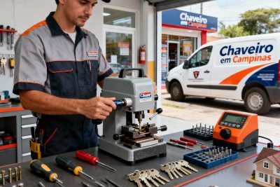 Chaveiro 24h em Campinas: Casa, Carro e Comércio